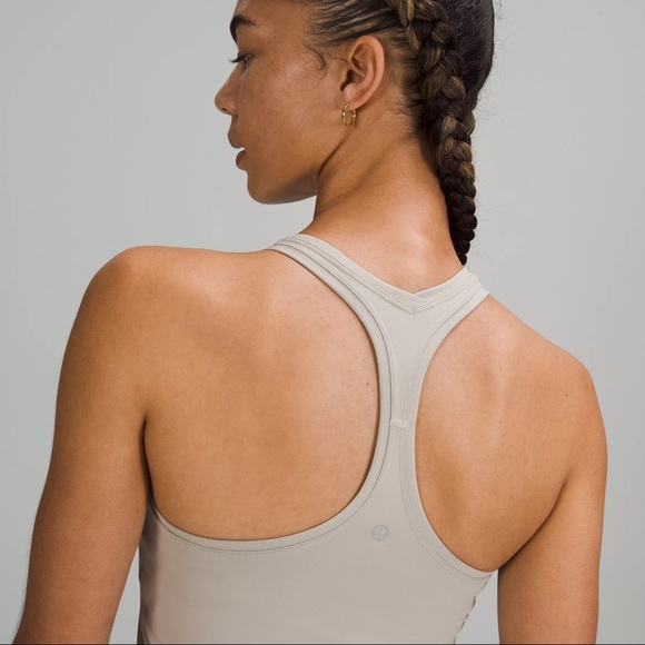 NWT lululemon Cool Racerback Tank *Everlux Raw Linen Size 4 - Picture 5 of 5